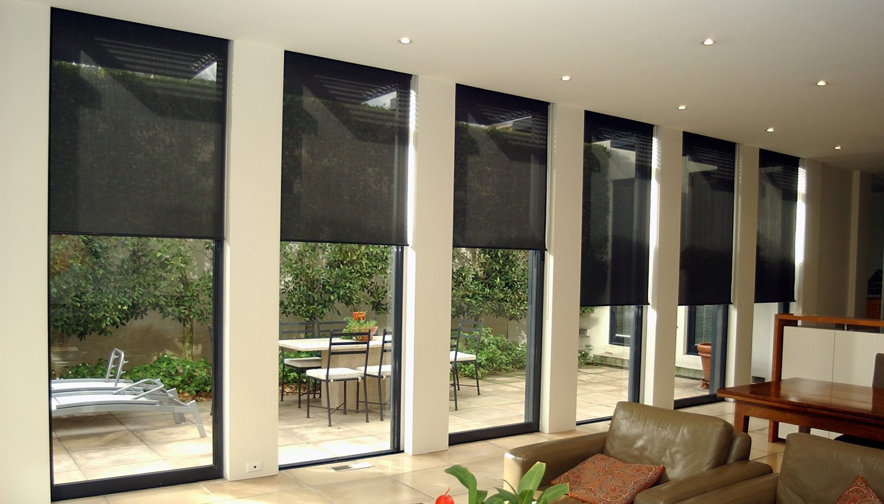 Wooden venetian blinds